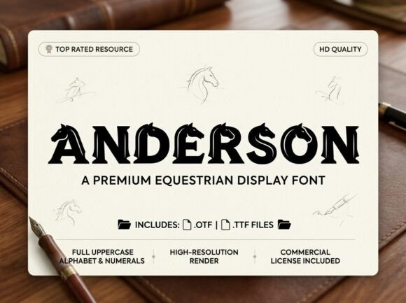 Anderson Font: Bold Design for Headlines That Demand Attention