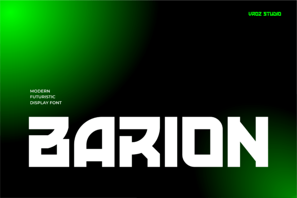 Barion: The Display Font That Makes Your Brand Look Like the Future