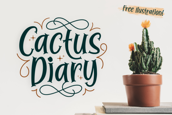 Cactus Diary: A Sweet and Spiky Font for Bold Designs