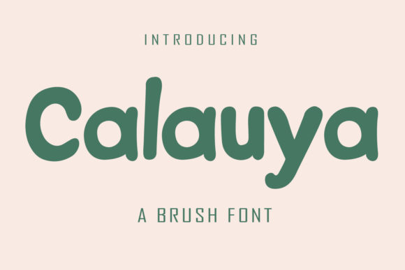 Calauya: The Adaptable Display Font for Modern Creators