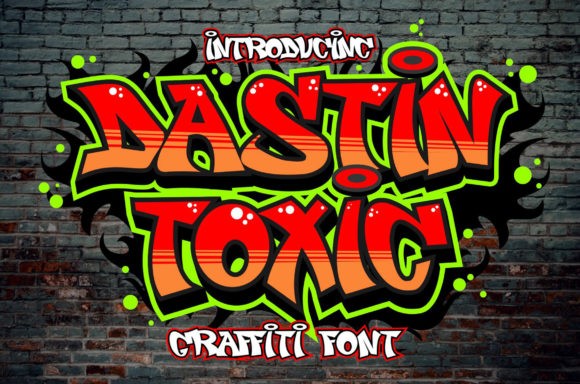Dastin Toxic: The Gritty Font with Serious Brand Attitude