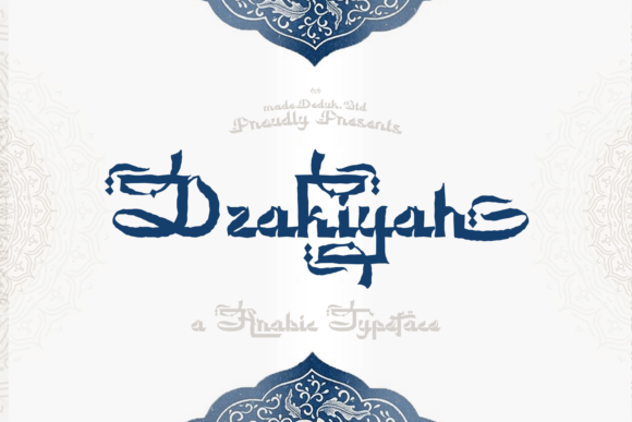 Dzakiyah: The Arabic Display Font with Modern Soul