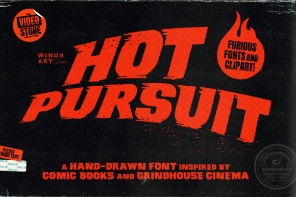 Hot Pursuit: A Font with Attitude for Bold Projects