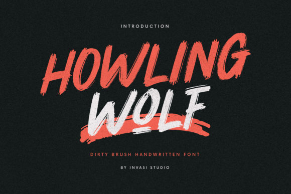Howling Wolf: The Bold Display Font for Fearless Designs