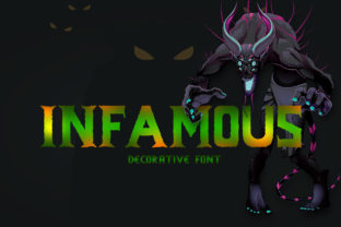 Infamous: The Bold Display Font That Commands Attention