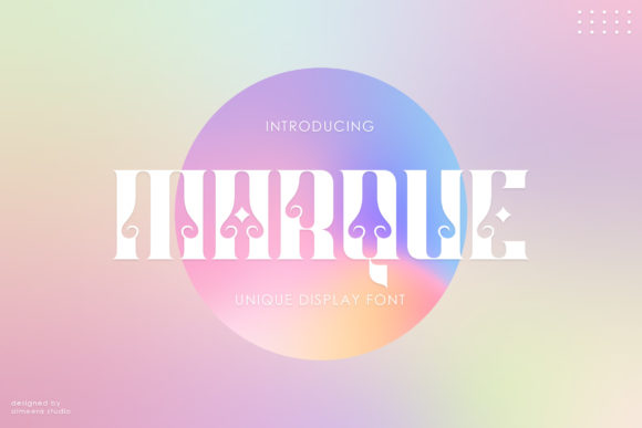 Marque: The Whimsical Display Font for Luxury Branding