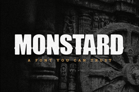 Monstard: A Display Typeface with Western Grit