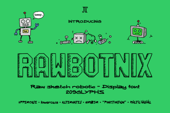 Rawbotnix: The Font That Celebrates Beautiful Imperfection
