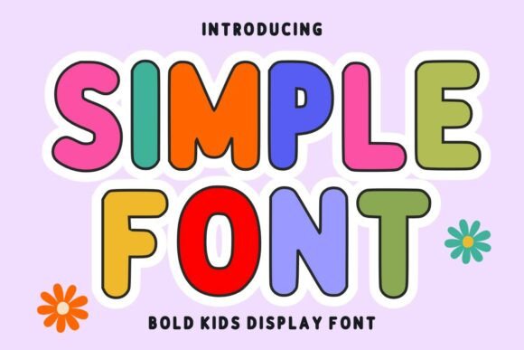 Simple: A Playful Typeface for Bold, Kid-Friendly Designs
