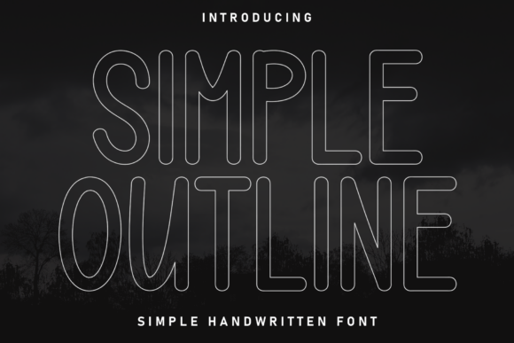 Simple Outline: The Welcoming Typeface for Modern Creatives
