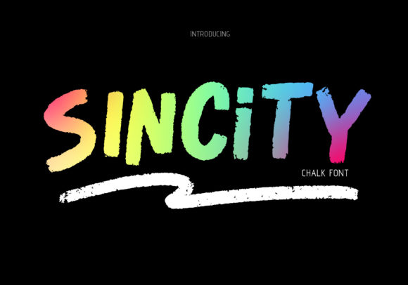 Sincity: The Display Font with Urban Edge