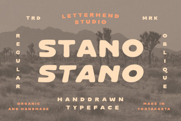 Stano: A Bold Vintage Font for Modern Designers