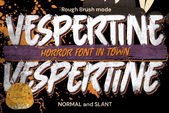 Vespertine: The Cool, Brushed Display Font for Modern Creators