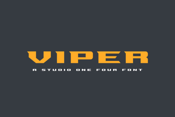 Viper: The Bold Display Typeface for Modern Creators